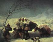 弗朗西斯科 德 戈雅 : Winter The Snowstorm